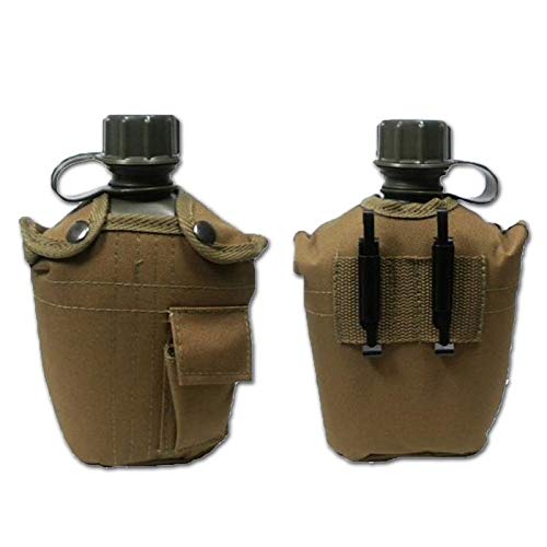 M F H Borraccia Softair 1 LT con Telo - 33213 (Coyote)