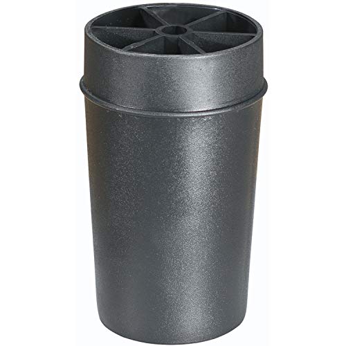 Preisvergleich Produktbild Fuß zu Boxspringbett KING, Kunststoff schwarz H 100 mm