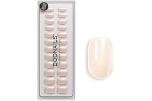 ‎DOONAILS DOONAILS Soft Gel Press On Nails 30er Set Prosecco Square Form Chrome Rosa Nägel zum Aufkleben Full Cover in Salonqualität Fake nails soft gel Medium Natürliches & angenehmes Tragegefühl