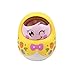 Toyshine Push and Shake Wobbling Bell Sounds Roly Poly Tumbler Doll (Multicolour)
