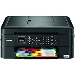 Brother MFC-J480DW - Impresora multifunción de tinta (WiFi, fax, impresión automática a doble cara, alimentador de documentos), Color Negro