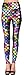 Produktbild erdbeerloft - Kostüm Fasching Karneval Leggins Leggings Regenbogen Fisch Print, One Size S-M-L, Mehrfarbig