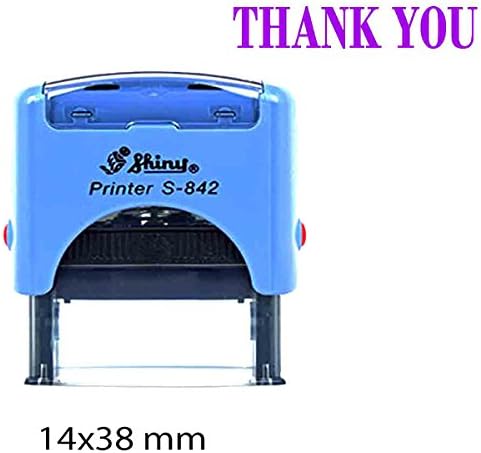 THANK YOU Shiny Self Inking Rubber Stamp Office Stationary