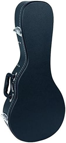 Rockcase corne Noir/Mandoline avec revêtement Tolex, 16,5 "