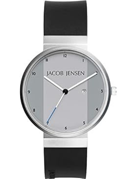 JACOB JENSEN Unisex-Armbanduhr JACOB JENSEN NEW SERIES ITEM NO. 731 Analog Quarz Kautschuk JACOB JENSEN NEW SERIES...