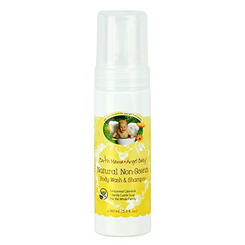Earth Mama Angel Baby Natural Non-Scents Shampoo and Body Wash 160ml