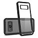Produktbild Yokata Samsung Galaxy S8 Hülle Transparent Handyhülle Hardcase Schutzhülle Ultra Dünn Slim Handytasche Clear Backcover mit Weich Silikon Gel TPU Kratzfest Stoßfest Soft Bumper Hart PC Durchsichtig Handy Tasche Schale Etui Schutz für Galaxy S8 (5,8 Zoll) Case Cover - Schwarz