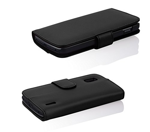Cadorabo  Premium       Book Style Funda Estilo Cartera para LG Google Nexus 4  en   xido de Negro