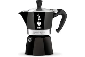 Bialetti 4953 Espressobryggare för spishällar, Svart, 0.3 l