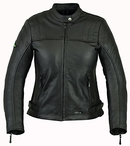 RIDEX LJ6 chaqueta de piel de moto, mujer