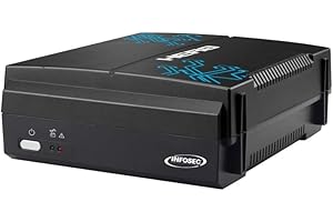 Onduleur Hero 450 - Infosec - Protection coupures électrique Box, 2 Prises parafoudre FR/Schuko,450VA/240W