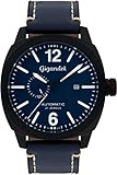 Gigandet Red Baron Herren-Armbanduhr Automatik Analog mit Lederarmband G16-005