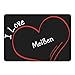 Produktbild Multifanshop Mousepad Modern I Love Meißen schwarz