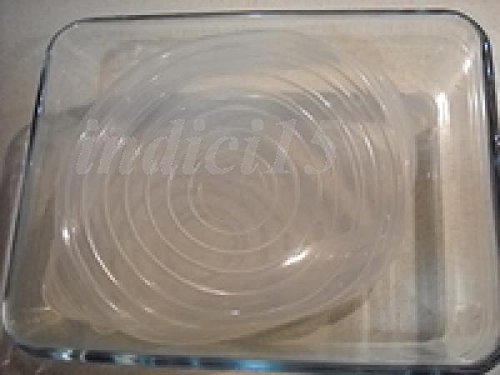 Kit 5 Deckeln Silikon Universal ausziehbar - 6