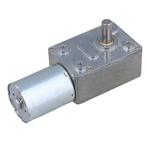 BQLZR DC 12V15RPM Quadratisch hohe Drehmomente Turbo Schnecken Getriebe Motor Rechtwinklig Getriebemotor