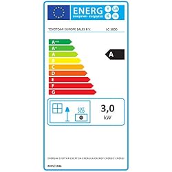 Kerosun LC 3000 poêle à combustible électronique, portable, 3000 W, gris, de 19 m2 - 48 m², sans installation, thermostat régulation quotidienne