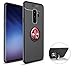Produktbild Hülle Samsung Galaxy S9 plus,Silikonhülle Samsung Galaxy S9 plus,SaKuLa Neu Original Samsung Galaxy S9 plus Handyhüllen mit Metall 360 Rotation Verstellbarer Ring Grip Halter Ständer Personalized Design Kompatibel mit Magnetischer Autohalterung,Ultradünnen Slim Fit Stoßdämpfung Silikon Stoßfänger Tasche Handytasche Etui Bumper Soft Flexible TPU Smartphone Schutzhülle Case Cover Handycover für Samsung Galaxy S9 plus-Rot