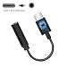Produktbild Beyeah Aux USB C Adapter Type C auf 3,5mm Adapter Audio Stereo Kabel für iPad pro 11/12.9 2018, Google Pixel 3/3 XL, Huawei Mate 20 Pro/Huawei P20 Pro, HTC und mehr Geräte ohne 3,5mm Port - Schwarz