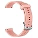 Produktbild Neuestes!Glowjoy Kompatibel mit Huawei Watch GT Armband,2 Stück Weiches Silikon Gel Uhrenarmband Wasserdicht Sportband Schweißfest Ersatz Uhrenarmbänder Silikongürtel für Damen Herren (Rosa)