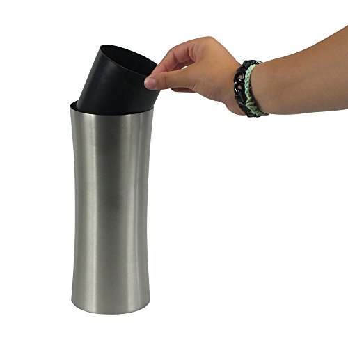 KELA 22496 WC-Bürste und Behälter, WC-Garnitur, Edelstahl, Elegance, Silber Matt - 3