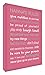 Feel Good Art Gallery Wrapped Modern Box Canvas with Solid Front Panel (30 x 20 x 4 cm, Vintage Pink, Nanna's Rules Design)