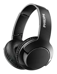 Philips Audio Bass+ SHB3175BK Wireless Bluetooth Over The Ear Headset with Mic (Black)