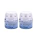 Produktbild fasloyu 2 STÜCKE Autoile Automatic Toilet Cleaner, Magic Flush in Bottle Helper Blue Bubble Amazing, for all types of family flush toilets, offices, hotels, restaurants (Blau)