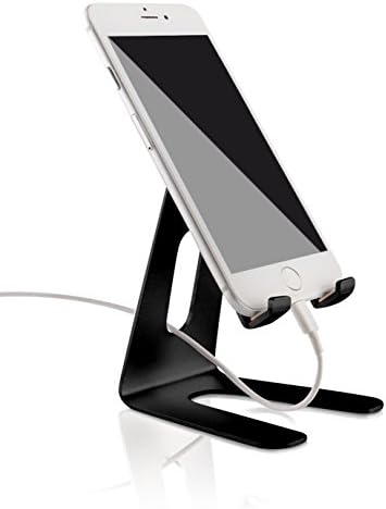 Qinberling, Mobile Phone Stand Made ​ ​ of Aluminium Docking Station for Android and iOS Smartphone Holder &amp; Stand for Tablets and Smartphones Compatible for iPad Air Pro iPhone 7 Plus 6 6S 5 5s Samsung S8 S7 S6 Limited Edition