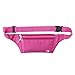 Produktbild Ultrathin Waterproof Casual Outdoor Sport Polyester Stealth Small Running Travel Waist Bag Rose Red by White Cloud