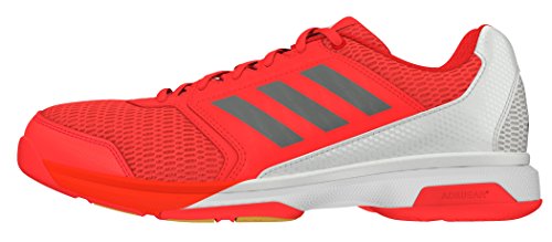 adidas Multido Essence, Zapatillas de Balonmano para Hombre, Rojo (Rojsol/Nocmét/Ftwbla), 40 EU - adidas