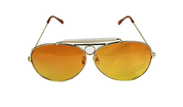 thecostumebase Las Vegas Paura e Delirante Occhiali da sole con lenti  arancioni Occhiali Hunter S. Thompson : Amazon.it: Abbigliamento