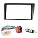 Produktbild CARAV 11-390-12-6 Radioblende Car 2-DIN in Dash installation kit Set for HONDA Civic 2001-2006 (Left Wheel / Black) + ISO and antenna adapter cable