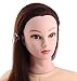 22 " Cosmetology Mannequin Head, Training Practice Cutting Styling Mannequin Head with Synthetic Hair