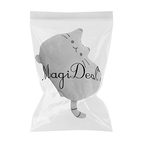 Weichem Plüsch Süße Katze Form Kissen kissenpolster Sofa Spielzeug Wohnkultur 5 Farbe (Grau) - 2