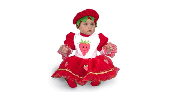 costume di carnevale fragolina (68 cm) : Amazon.it: Giochi e giocattoli