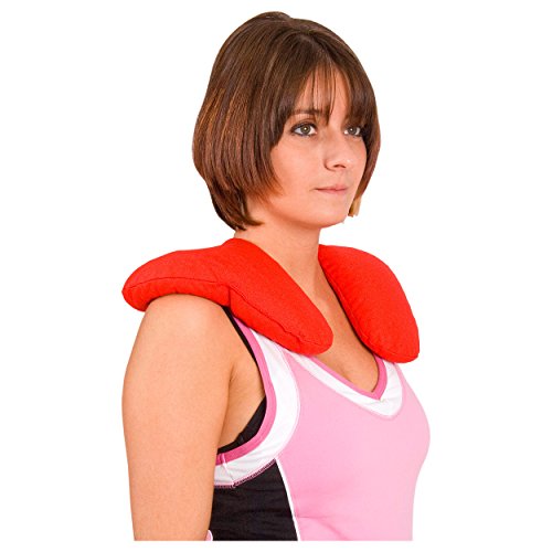 Kirschkernkissen (42×36 cm) aus Baumwolle, 1,4 kg. Das Wärmekissen auch Nackenkissen und Kirschkern Nackenhörnchen für Ofen, Mikrowelle, Heizung und Kachelofen. Geeignet für Wärme und Kältetherapie. - 2