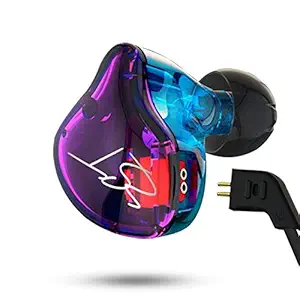 yinyoo KZ ZST Wired In Ear Earphone with Mic (Colourful)