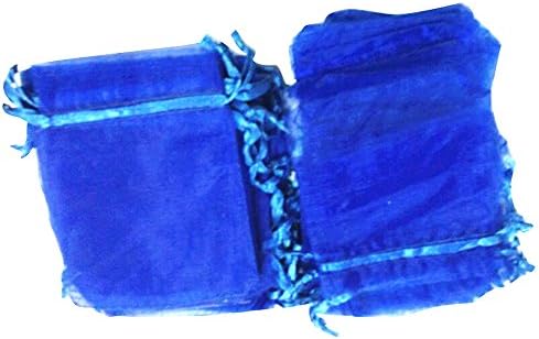 Masingo 3*4"Organza Pouch Wedding Favor Gift Bags, Pack of 50 Pcs Royal Blue