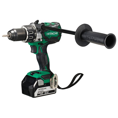 Hitachi 93255276 – Taladro percutor-atornillador 14,4 V 2 Ion DESLIZANTE 5,0 Ah Brushless Stackable dv14dbl2