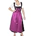 Produktbild Oktoberfest Kostüm für Damen karnevalskostüme Bierfest Lace Spitze Kleid Anzug ELegant Trachtenkleid Bayerische Kostüm Dirndl Kleid Retro Cosplay Festlich Ballkleid karnevalskostüme M Lila