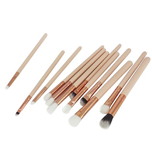 Vovotrade 12 PCS kosmetischer Bürsten Verfassungs Bürsten Satz Kits Werkzeuge - 6