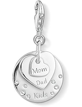 Thomas Sabo Damen-Charm Club 925 Silber Zirkonia weiß - 1453-051-21