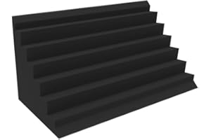 LENACUSTICA Bass Trap Scanalati Nero da 1 Metro. Pacco da 2. D30 non verniciato, non spedito sottovuoto.