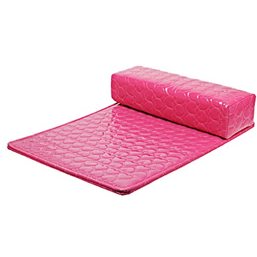A-szcxtop Nail Art Tool Rectangle PU Leather Pad Salon Hand Holder Column Cushion Pillow Arm Rest Manicure Tool Supplies