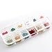 Gellen 12 Colors Acrylic 3D Flower Nail Art Decoration Beauty Bow Care DIY Tips Nails Tools