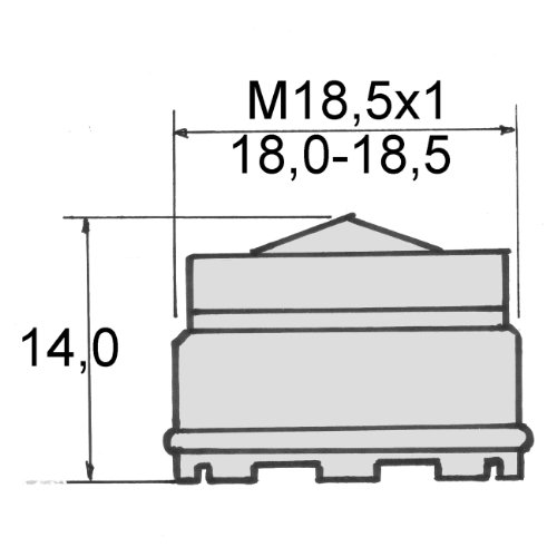 CACHE HONEYCOMB TJ M18,5×1 M18x1 Strahlregler Mischdüse Luftsprudler - 3