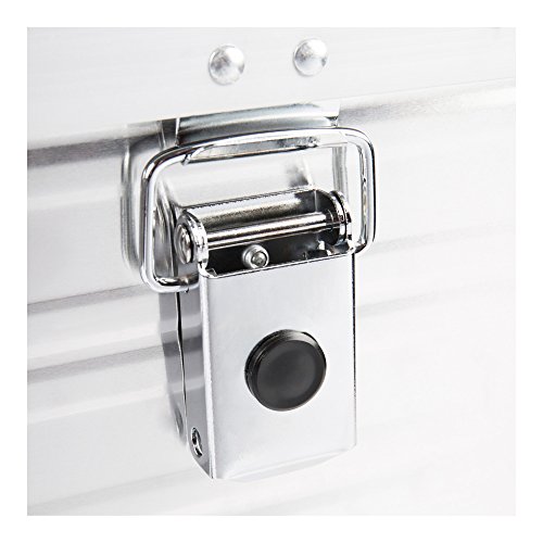 STIER Alubox I 29L Volumen I Gummidichtung im Deckel I 3 Tragegriffe I Stapelbox I Robuste Rahmenkonstruktion I Aluminiumbox I Hebelspannverschlüsse I Formstabilität I Transportbox I - 3