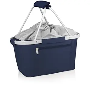 Picnic Time Metro Insulated Basket, Navy