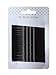 36 Long Black Traditional Kirby Hair Grips Slides Clips Pins 6.5cm (2.6")