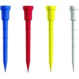 Longridge Golf Zubehör Lignum 82 mm Tees 12 PK, Mehrfarben